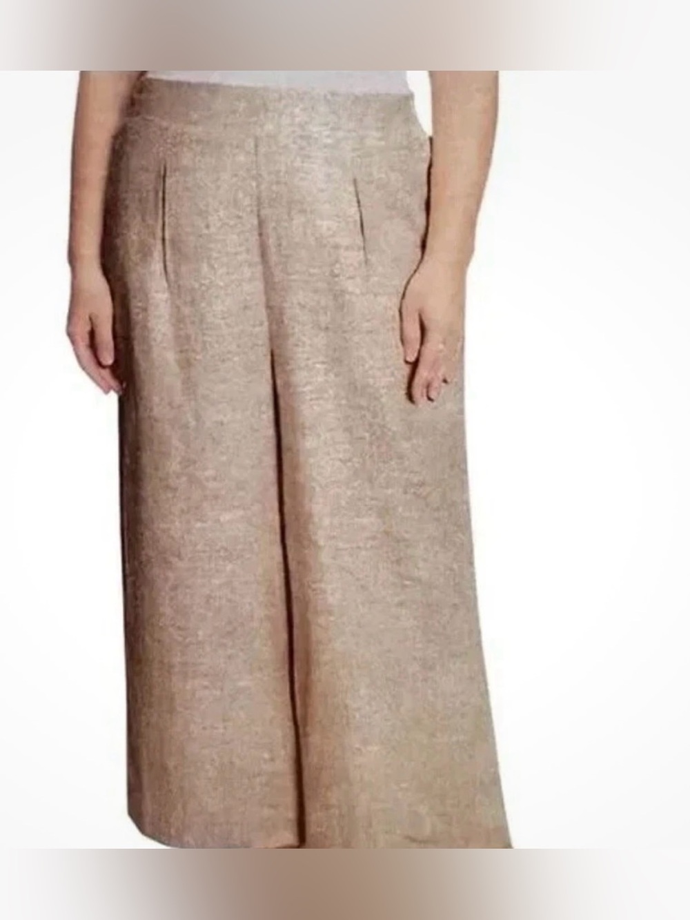 Ella Moss Ladies' Linen Blend Wide Leg Pant